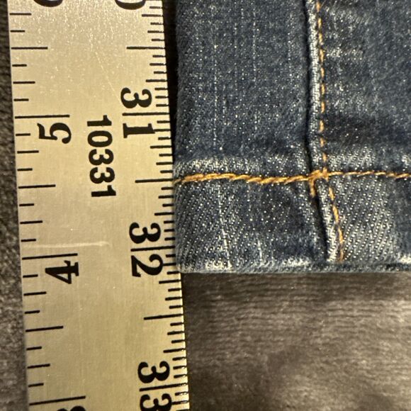 DKNY Soho Jean Womens Mid Rise Bootcut Stretch Blue Jeans Size 14 - Picture 4 of 14